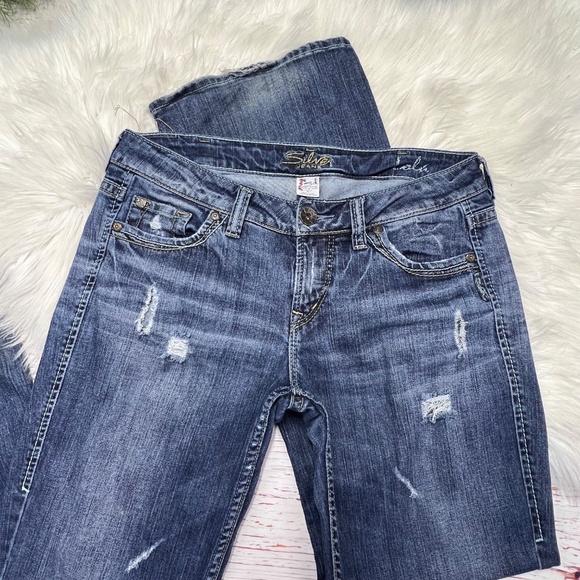 👖|•SILVER JEANS•| LOLA Boot Cut Jeans Size 30👖 - Picture 5 of 9
